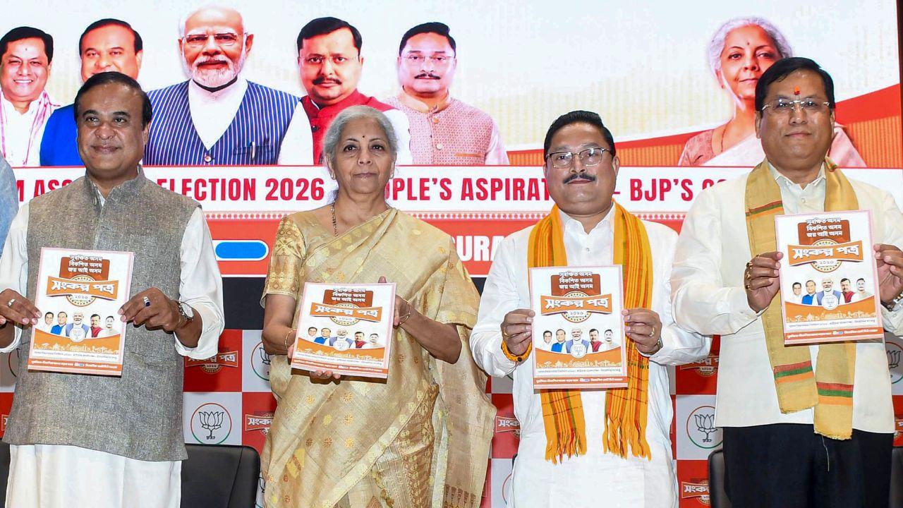 Assam polls: Nirmala Sitharaman releases BJP's 31-point election manifesto